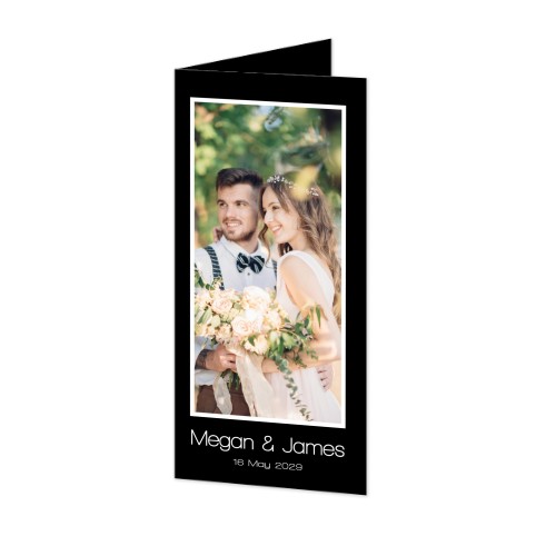 Folded Card Panoramic Portrait 9,3 x 19,6 cm