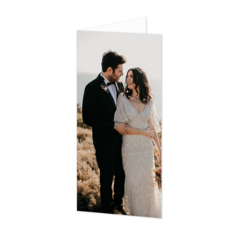 Foldede Fotokort Pano Portræt 9,3 x 19,6 cm