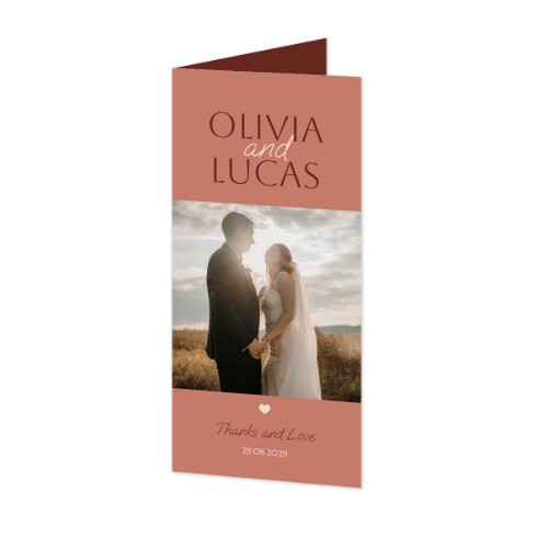 Gevouwen Kaart Panorama staand 9,3 x 19,6 cm Gevouwen Kaart Panorama staand 9,3 x 19,6 cm