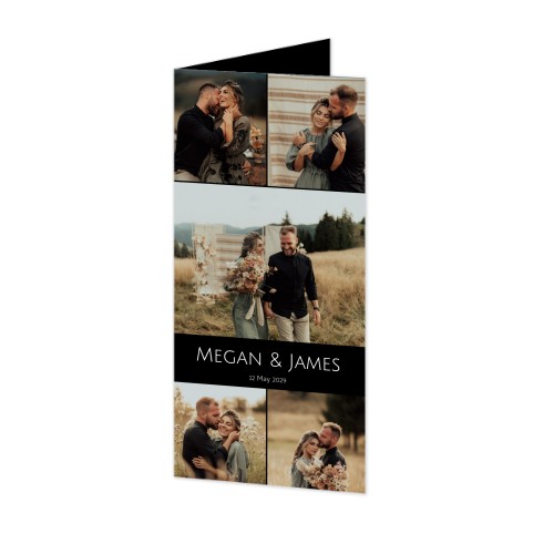 Foldede Fotokort Pano Portræt 9,3 x 19,6 cm