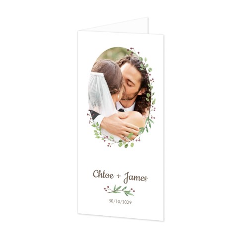 Folded Card Panoramic Portrait 9,3 x 19,6 cm
