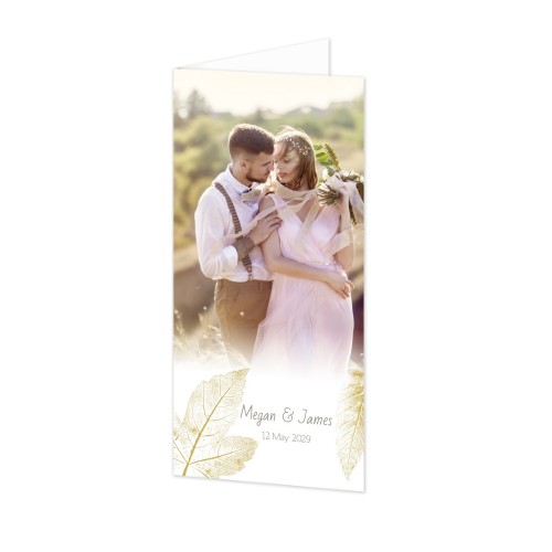 Gevouwen Kaart Panorama staand 9,3 x 19,6 cm Gevouwen Kaart Panorama staand 9,3 x 19,6 cm