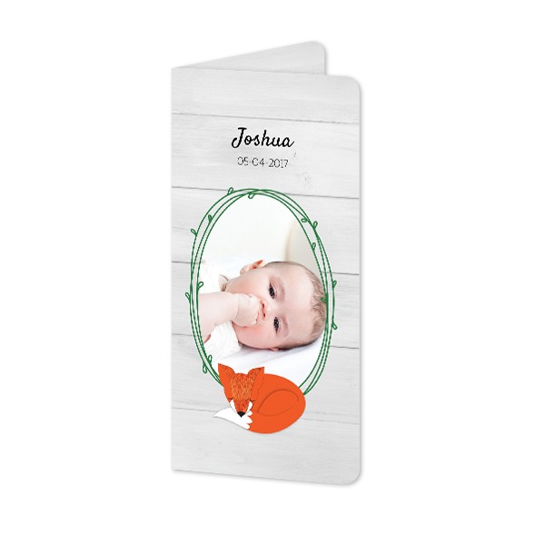Folded Card Panoramic portrait rounded corners 9,3 x 19,6 cm