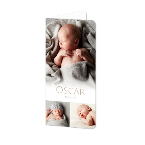 Gevouwen Kaart Panorama staand met ronde hoeken 9,3 x 19,6 cm Gevouwen Kaart Panorama staand met ronde hoeken 9,3 x 19,6 cm