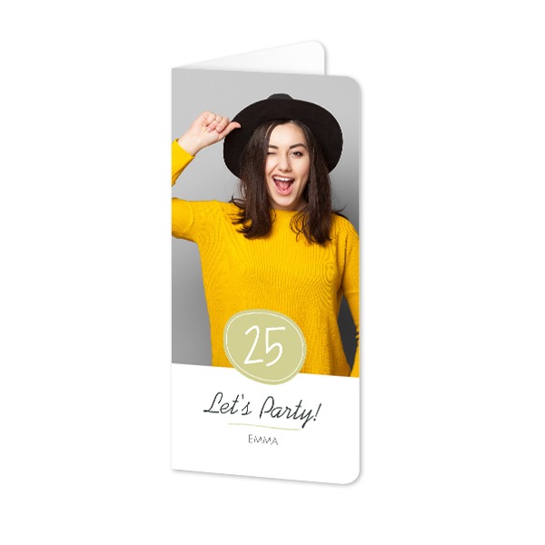 Faire-part 2 volets Pano portrait coins arrondis 9,3 x 19,6 cm Faire-part 2 volets Pano portrait coins arrondis 9,3 x 19,6 cm