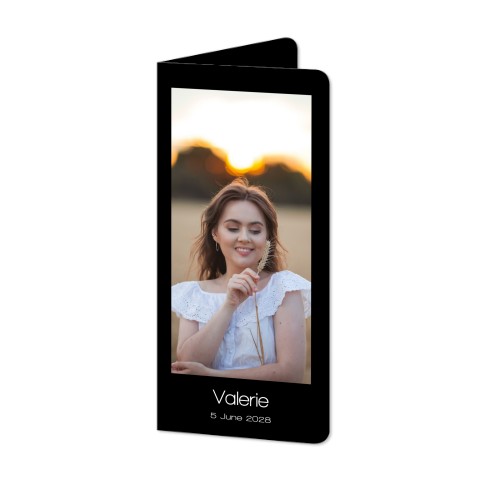 Folded Card Panoramic portrait rounded corners 9,3 x 19,6 cm Folded Card Panoramic portrait rounded corners 9,3 x 19,6 cm