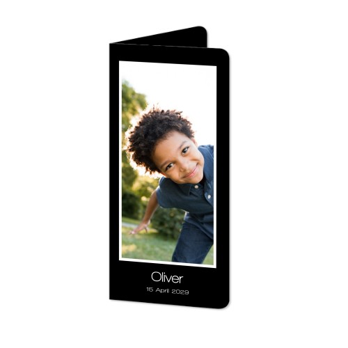 Falt-Grusskarte Pano Hochformat mit abgerundeten Ecken 9,3 x 19,6 cm