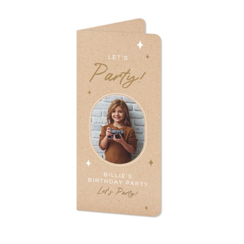 Vikta Fotokort Pano Stående rundade hörn 9,3 x 19,6 cm