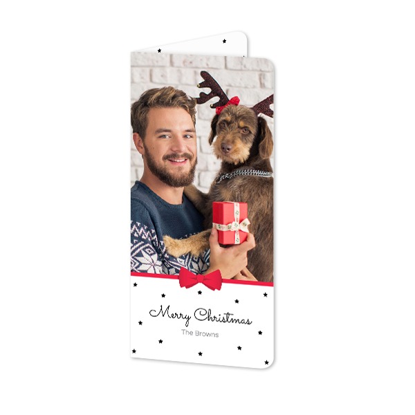 Vikta Fotokort Pano Stående rundade hörn 9,3 x 19,6 cm