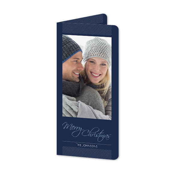 Folded Card Panoramic portrait rounded corners 9,3 x 19,6 cm