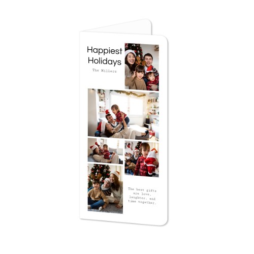 Folded Card Panoramic portrait rounded corners 9,3 x 19,6 cm