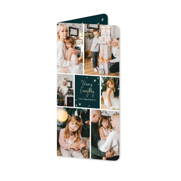 Folded Card Panoramic portrait rounded corners 9,3 x 19,6 cm Folded Card Panoramic portrait rounded corners 9,3 x 19,6 cm