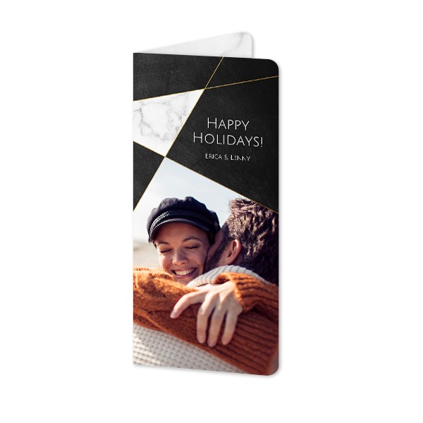 Vikta Fotokort Pano Stående rundade hörn 9,3 x 19,6 cm