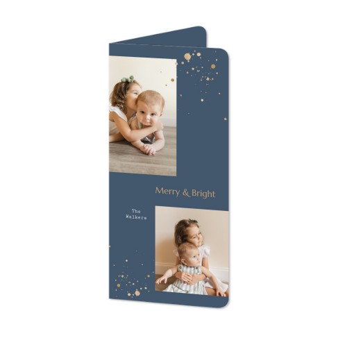 Falt-Grusskarte Pano Hochformat mit abgerundeten Ecken 9,3 x 19,6 cm