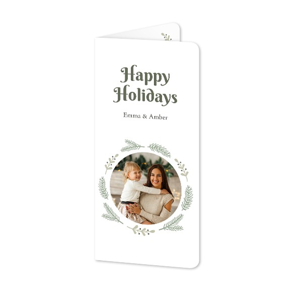 Vikta Fotokort Pano Stående rundade hörn 9,3 x 19,6 cm