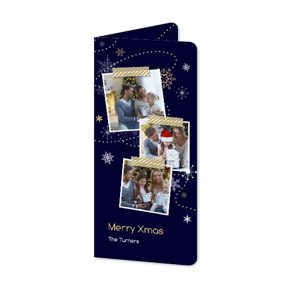 Vikta Fotokort Pano Stående rundade hörn 9,3 x 19,6 cm