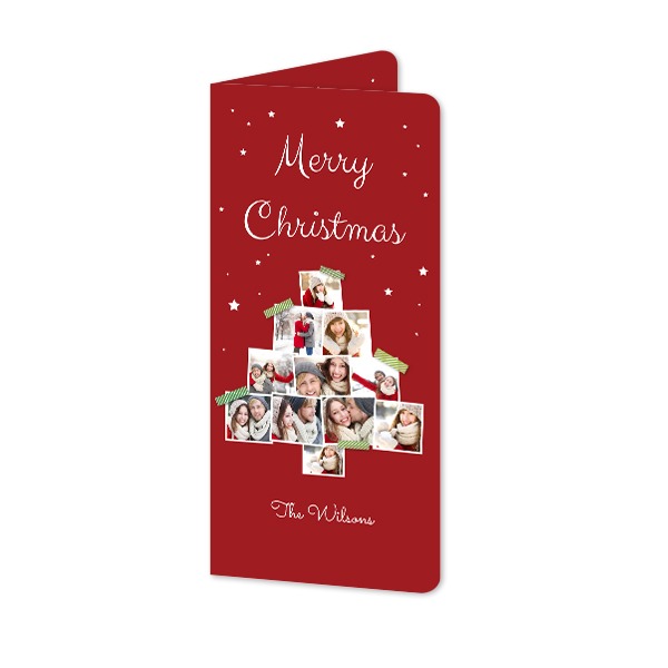 Vikta Fotokort Pano Stående rundade hörn 9,3 x 19,6 cm