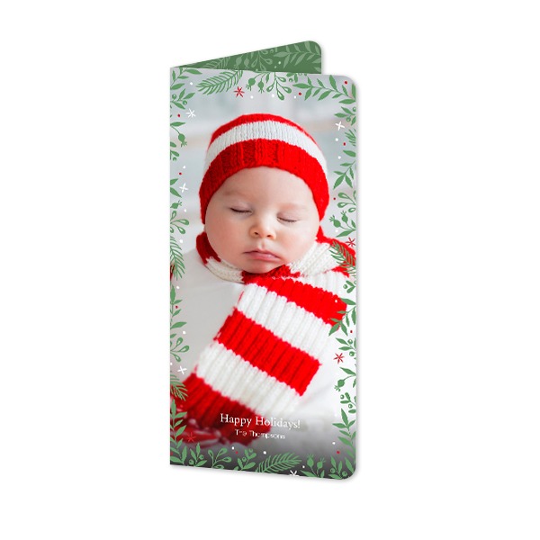 Vikta Fotokort Pano Stående rundade hörn 9,3 x 19,6 cm