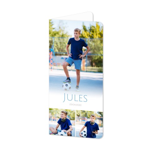 Doble Fotokort Pano stående runde hjørner 9,3 x 19,6 cm