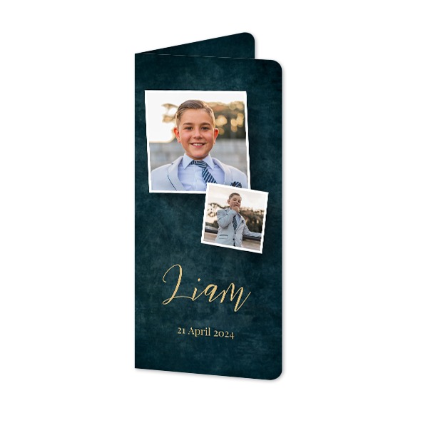 Doble Fotokort Pano stående runde hjørner 9,3 x 19,6 cm