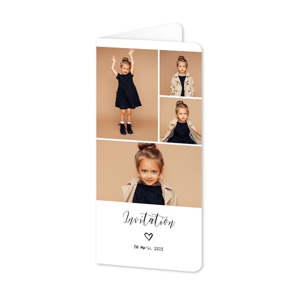 Folded Card Panoramic portrait rounded corners 9,3 x 19,6 cm Folded Card Panoramic portrait rounded corners 9,3 x 19,6 cm