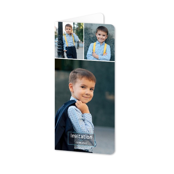 Falt-Grusskarte Pano Hochformat mit abgerundeten Ecken 9,3 x 19,6 cm