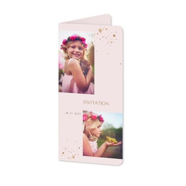 Folded Card Panoramic portrait rounded corners 9,3 x 19,6 cm Folded Card Panoramic portrait rounded corners 9,3 x 19,6 cm