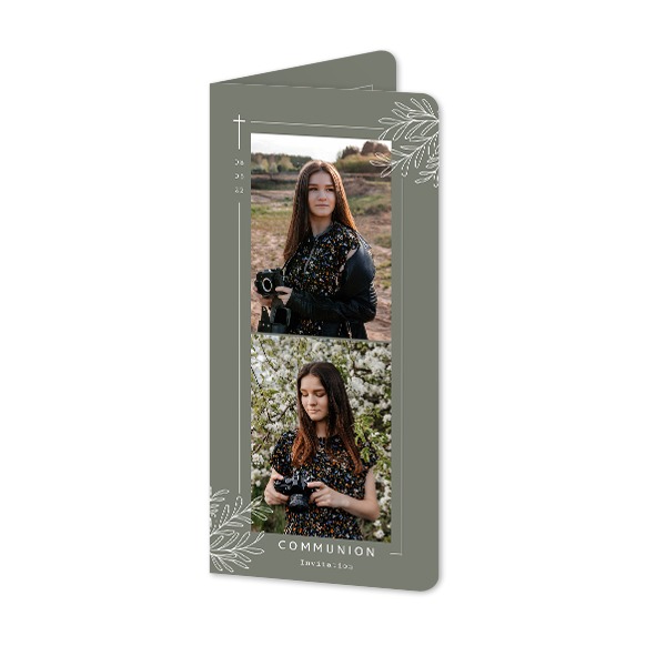 Folded Card Panoramic portrait rounded corners 9,3 x 19,6 cm Folded Card Panoramic portrait rounded corners 9,3 x 19,6 cm