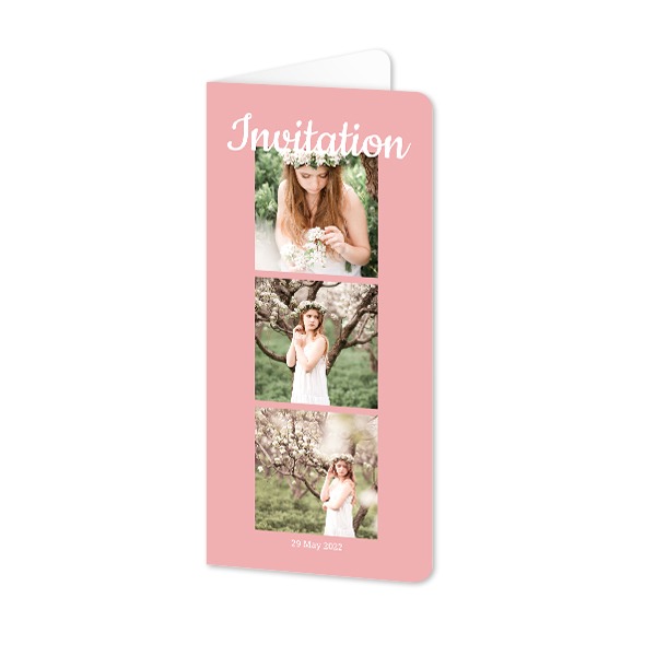 Folded Card Panoramic portrait rounded corners 9,3 x 19,6 cm Folded Card Panoramic portrait rounded corners 9,3 x 19,6 cm