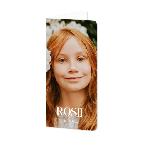 Folded Card Panoramic portrait rounded corners 9,3 x 19,6 cm