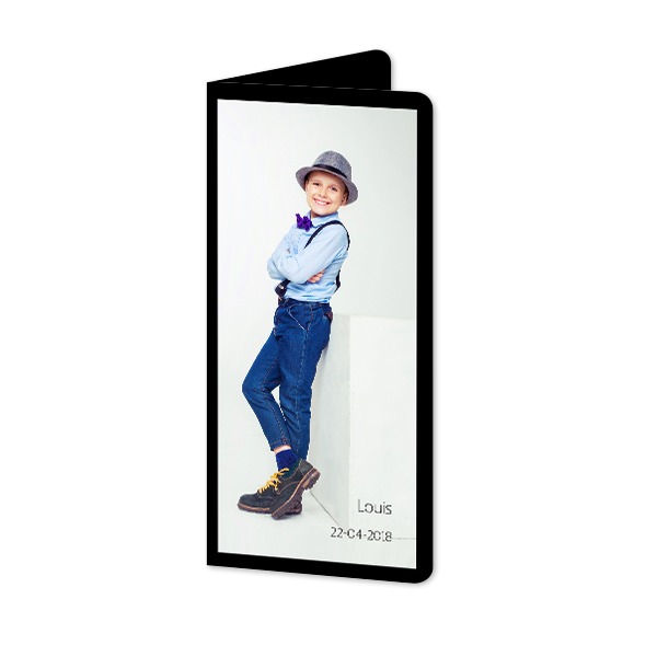 Folded Card Panoramic portrait rounded corners 9,3 x 19,6 cm Folded Card Panoramic portrait rounded corners 9,3 x 19,6 cm