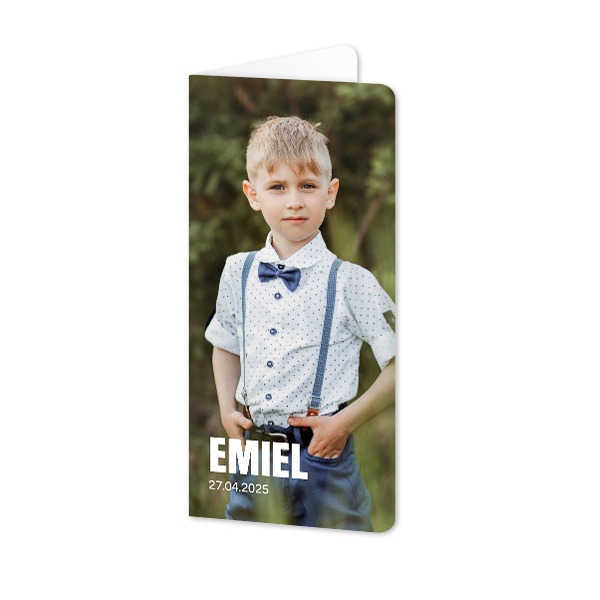 Falt-Grusskarte Pano Hochformat mit abgerundeten Ecken 9,3 x 19,6 cm