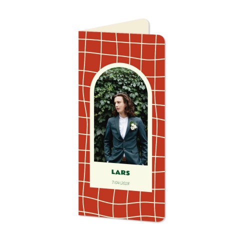 Folded Card Panoramic portrait rounded corners 9,3 x 19,6 cm