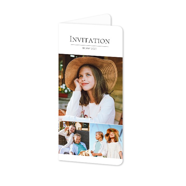 Vikta Fotokort Pano Stående rundade hörn 9,3 x 19,6 cm