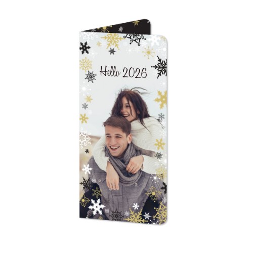 Vikta Fotokort Pano Stående rundade hörn 9,3 x 19,6 cm