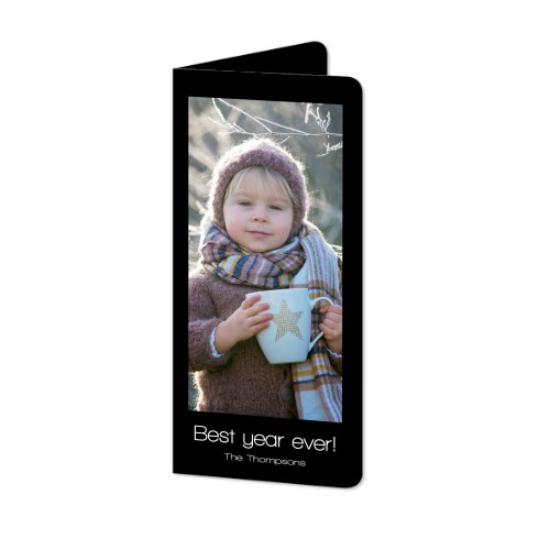 Falt-Grusskarte Pano Hochformat mit abgerundeten Ecken 9,3 x 19,6 cm