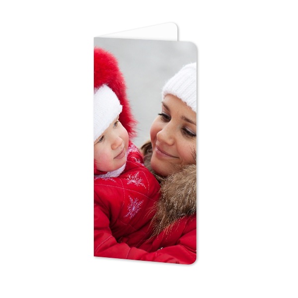 Faire-part 2 volets Pano portrait coins arrondis 9,3 x 19,6 cm Faire-part 2 volets Pano portrait coins arrondis 9,3 x 19,6 cm