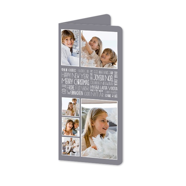 Vikta Fotokort Pano Stående rundade hörn 9,3 x 19,6 cm