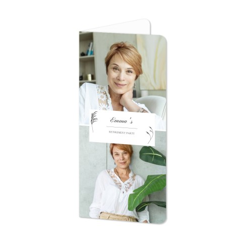 Falt-Grusskarte Pano Hochformat mit abgerundeten Ecken 9,3 x 19,6 cm