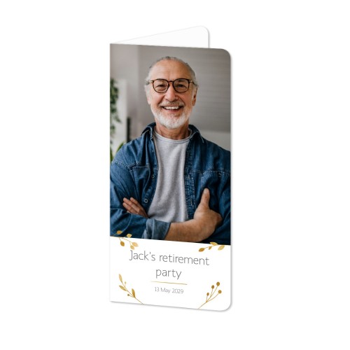Folded Card Panoramic portrait rounded corners 9,3 x 19,6 cm Folded Card Panoramic portrait rounded corners 9,3 x 19,6 cm