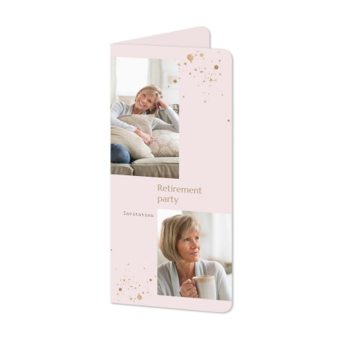 Falt-Grusskarte Pano Hochformat mit abgerundeten Ecken 9,3 x 19,6 cm