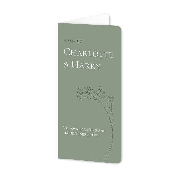 Folded Card Panoramic portrait rounded corners 9,3 x 19,6 cm Folded Card Panoramic portrait rounded corners 9,3 x 19,6 cm