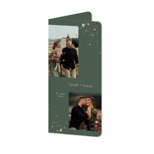 Folded Card Panoramic portrait rounded corners 9,3 x 19,6 cm Folded Card Panoramic portrait rounded corners 9,3 x 19,6 cm
