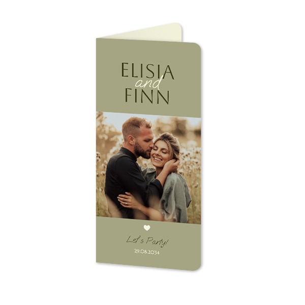 Folded Card Panoramic portrait rounded corners 9,3 x 19,6 cm Folded Card Panoramic portrait rounded corners 9,3 x 19,6 cm