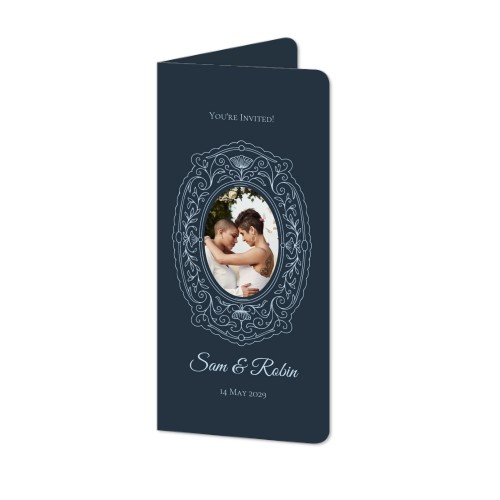 Folded Card Panoramic portrait rounded corners 9,3 x 19,6 cm Folded Card Panoramic portrait rounded corners 9,3 x 19,6 cm