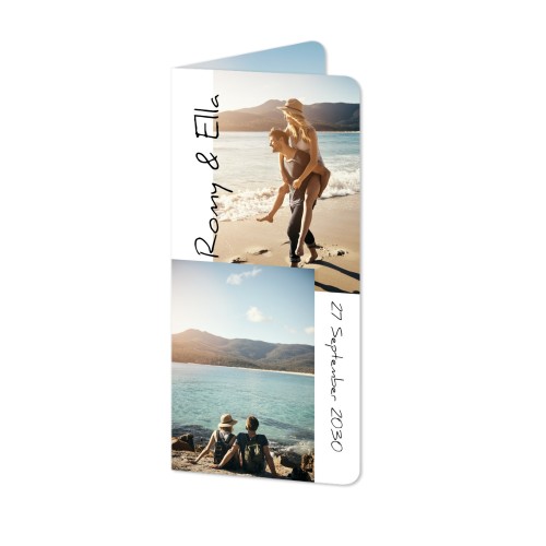 Folded Card Panoramic portrait rounded corners 9,3 x 19,6 cm Folded Card Panoramic portrait rounded corners 9,3 x 19,6 cm