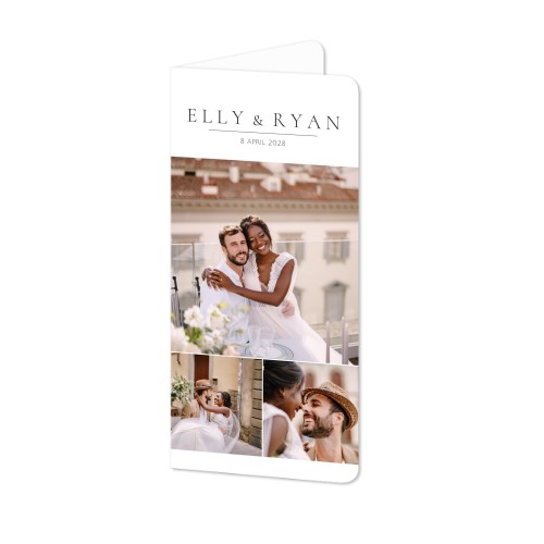 Vikta Fotokort Pano Stående rundade hörn 9,3 x 19,6 cm