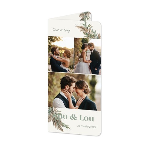 Vikta Fotokort Pano Stående rundade hörn 9,3 x 19,6 cm