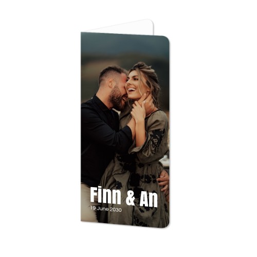 Folded Card Panoramic portrait rounded corners 9,3 x 19,6 cm Folded Card Panoramic portrait rounded corners 9,3 x 19,6 cm