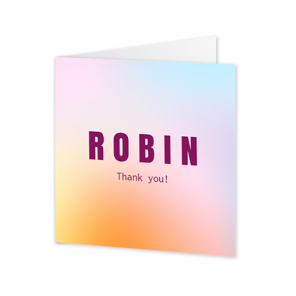 Folded Card Square 14,3 x 14,3 cm Folded Card Square 14,3 x 14,3 cm